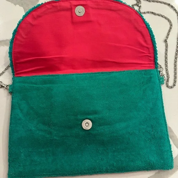 Watermelon Themed Clutch with Chain Strap - Picture 4 of 5